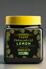 BLISS & BLUSH dish wash gel powder 500 gm Can Make Utensil Cleaner Liquid with Enzyme Technology 5000 ml dish wash gel