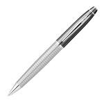 Scrikss Ball Point Pen Black Chrome Spiral Brass Body Chrome Plated Trims Twist Mechanism Noble 35C Series Modern And Elegant Pen Ideal For Gifting Using In Office Home