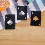 MUREN Ace of Spades Bottle Opener Credit Card Size Pocket Cap Opener Portable Stainless Steel (Pack of 3)