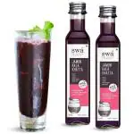Swa Artisanal Syrups Jamun Kala Khatta, Makes 24-30 Drinks, Syrup For Cocktails, 250 Ml (Pack Of 2)