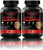 Naturewell Flaxseed Extract Capsules Omega 3, 60 Capsules Each (Pack Of 2)