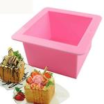 TPV TRENDING PRODUCTS VILLA Silicone Square Mold For Handmade Soap And Bread 500 ml