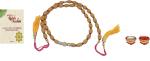 Kavim Thread Bracelet Rakhi RA2 Assorted Greeting Card, Chawal Roli Pack, Rakhi Set (1 Bracelet Rakhi , One Greting card & One Roli Chawl)