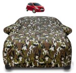 Auto Hub Maruti Ritz Car Cover with Mirror Pocket and Soft Cotton Lining,Waterproof Maruti Ritz Car Body Cover, Army Print