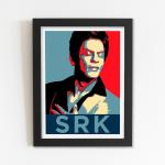 Yuckquee Actor SRK Framed Poster with Acrylic Glass (Size: 10 Inch X 13 Inch)