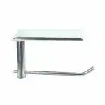 RSP Quality Bit Stainless Steel Multipurpose Toilet Paper Holder With Mobile Stand (Silver)