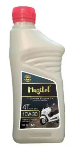 Muzitol Engine Oil 10W30 Sn Centistokes for TVS Ntorq Scooty-Scooter (900 Millilitres)