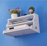 WOODCO HANDICRAFTS Shelves Star Wood Mdf Wall Set Up Box Shelf (Standard Size, White)