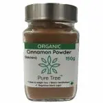 Pure Tree Certified Organic Cinnamon Powder 150 gm| Dalchini Powder