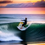 Love Creation A4 Size poster print for creative wall art- ocean-sunset-silhouette-5795( Sticker)