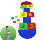 Toy Cloud Multicolor Hopscotch Mat For Kids Foam Mat Puzzle For Kids