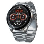 Pebble Cosmos Vault 1.43 inch HD Always on Display, Bluetooth Calling, Blood Oxygen&Heart Rate Monitoring, Multi Sports Mode, Step Pedo meter, Multiple Watch Faces, Ai Voice Assistant, Sleep Monitor, Alarm & Notification smartwatch-Classic Silver