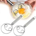 LEAFFYBEZZ Atta Kneader Dough Maker with Stainless Steel Food Processor Roti Atta Blender Beater Manual Flour Mixer for Egg, Bread, Cake, Pastry, Pizza Dough - Perfect Baking,Whisking, Kitchen Tools