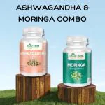 Tridosha Ayurveda Ashwagandha & Moringa Combo Pack (60 Moringa & 60 Ashwagandha Tablets)