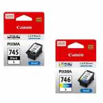Canon Combo Pg 745 Small and Cl 746 Small Ink Cartridge Set of 2