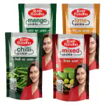 Ram Bandhu-Mango, Chilli, Lime, Mixed, Pickle | Achar | Lonche, Combo Pack Of 4 (200gm x 4) 800gm