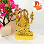 DARIDRA BHANJAN - Kali Maa Murti, Goddess Maha Kali, kali maa murti for temple, Goddess Kali Idol Statue for Temple, Home Office Decor Car Dashboard, Kali MATA, A beautiful Goddess Mata Kaali idol for better effect with good finishing idol (made of metal)