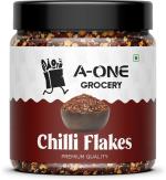 A-One Grocery Red Chilli Flakes, 250 G