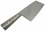 Olrada Stainless Steel Chef's Chopper/Knife/Meat Cleaver with Stainless Steel Handle, Silver, 1Pc