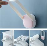 MyHomesWorld Clothes Hanger Organizer Rack Foldable Hanger Holder Rack Wall Mounted Clothes Hanger Clips Storage Stacker Organizer for Laundry Room Balcony Bathroom (PACK OF 1, MULTI COLOR)