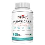 SwissLife Forever Nerve Care Tablets | Multivitamins | Supplements with CurcumateTM 95 (Curcumin), Coenzyme Q10 with Alpha Lipoic acid Help in Nerve pain, Bone Development, Eye, Skin & Overall Health for Men & Women