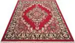 FARHAN CARPET Carpets for Hall Velvet Touch (Red, 6 x 8 Feet)