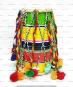 New Indian Musical Instrument Rope Baby Dhol Wooden Dhol