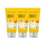 Leeford Keracylic Active Beads Facewash Combo Pack of 3 (70g Each) Helps for Refreshed & Better Skin