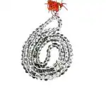 Feel Touch Mart Original Certified Crystal Sphatik Pure Mala for Chanting Mantra