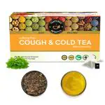 TEACURRY Cough and Cold Tea - Helps with Sore Throat, Sinus Congestion & Runny Nose