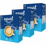 Equal Classic Zero Calorie Sweetener, Sugar Free, Calorie Control, 50 Sachets, Pack of 3