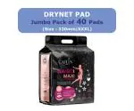 Cailin Care Antibacterial 100% Leakage Proof Maxi Sanitary Napkins (Pack of 40 Extra Large Pads)