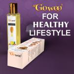 GO WOO 100% Pure plant origins sweet almond carrier oil 200 ml