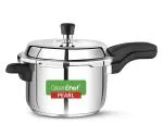 Greenchef Pearl Stainless Steel Induction Pressure Cooker with Outer Lid 5 L