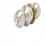 Link Knob Set for Entrance| Stainless Steel Body| 3 Keys| 1 Lock|1 yr Warranty