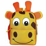 Giraffe Orange and Yellow Giraffe Polyester School Bag 15 L
