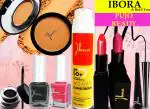Ibora A Bold You Complete Makeup and Skincare Set: Nail Polish, Lipstick, Compact, Eyeliner, Sunscreen