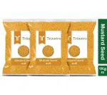 Trinetra Yellow Mustard Seeds 3 kg (1Kg X 3 Pack) Sarso
