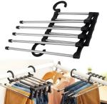 See Inside Adjustable Trouser Pants Tie Shawl Rack Belt Scarf Neckties Hanger Holder Closet Organizer