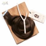 Hair Originals Human Hair extensions-Tape-In Jet Black-24