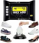 MOSTSHOP Shoe Wipes Sneaker Wipes (1 Pack of 80 Pcs) Instant Sneaker Cleaner Shoe Cleaning Wipes Sneaker Wipes for Shoes Quick Remove Dirt Stain Shoe Cleaner Wipes
