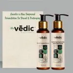 Vedic Ayurvedic Hair Care Combo Pack, Customized Anti Hair Fall Shampoo and Hair Conditioner for Normal-Oily Hair - 200 ml