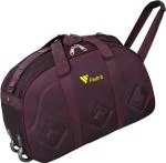 FEDRA Purple Polyester Strolley Duffle Bag with Wheels - 45 L