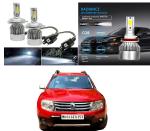 Feelitson White Car C6 H4 Compact Design 36W/3800Lm Led Headlight For Renault Duster Type-1 (Pack Of 2)