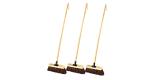 Palmera Premium Outdoor Broom with Handle (XS, Brown) (Pack of 3) (10 inch)