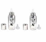 Klassi Kichen Stainless Steel Feeding Bottle with 1 Extra Silicone Nipple KKTMINIE 200+200ML