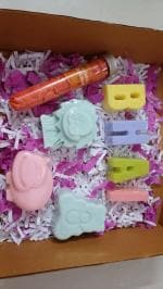 KIAS HERBAL Rakhi Hamper || set of 3 kids soap || paper soap tube || bhai alphabet soap || soap rakhi || soap hamper