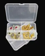 CSM Transparent Plastic 4-Drawer Chester Storage Organizer, 19 x 12 x 6 cm (Pack of 2)