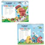 Clapjoy Velcro Book Preschool Busy Book Toddler, Kids/Children 16 Activities, Preschool Learning Montessori Toys, 16 in 1 Busy Book & Return Gift for Toddlers for Kids of Age up to 4 Years (Combo)