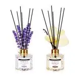 Soul & Scents Vanilla , Lavender Pure , Natural Reed Diffusers Set For Home
